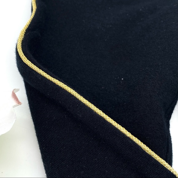 NWOT Cat & Jack Black Gold Stripe Leggings, 3T - Picture 6 of 11